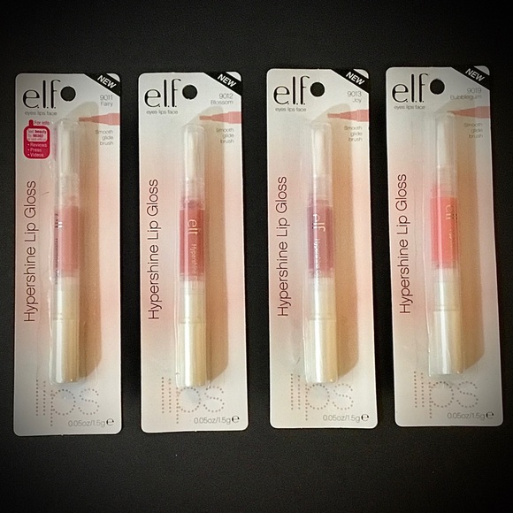 ELF Other - Bundle of 4 ELF Hypershine Lipgloss.